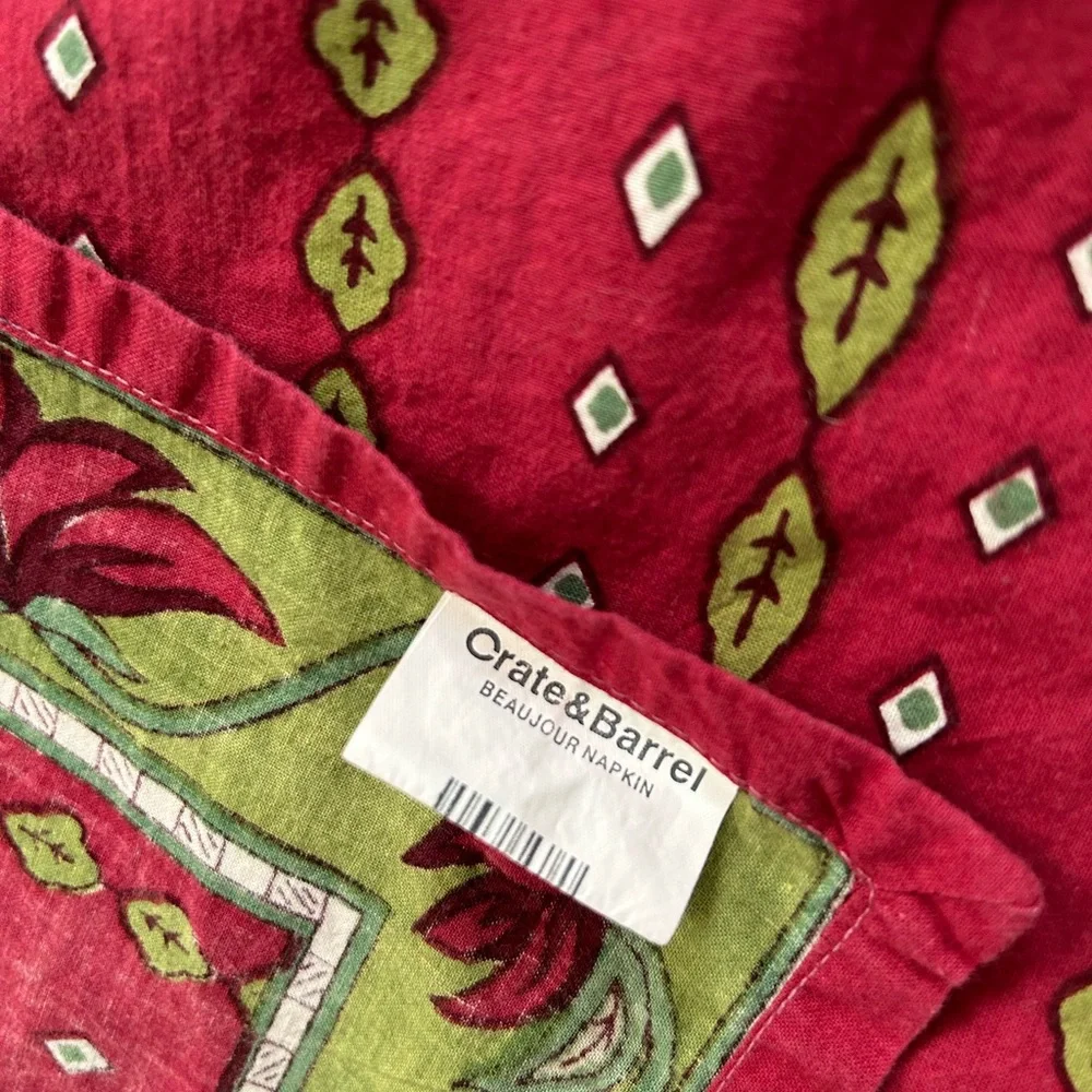 Crate & Barrel Beaujour Napkins set of 10